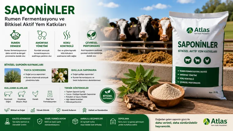 Saponinler bitkisel aktif yem katkısı